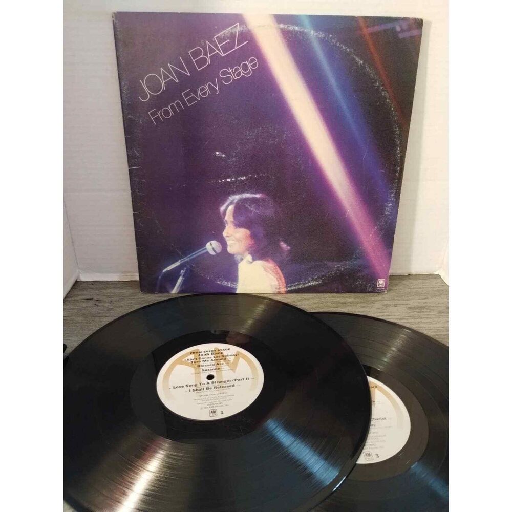 Joan Baez From Every Stage 2x LP Vinyl Gatefold 1976 SP3704